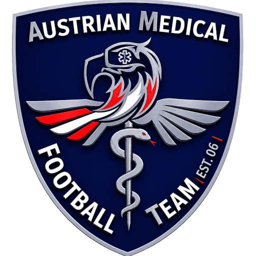 Wappen des Austrian Medical Football Team – Est. 2006