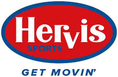 Logo Hervis Sports – Sponsor des Österreichischen Fußballärzte-Nationalteams